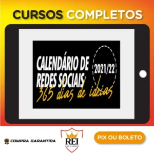 Calendário - 365 Dias De Conteúdo - Postar Pra Vender